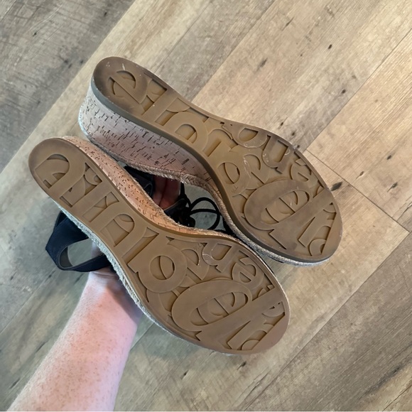 Paul Green Melissa Cork Suede Wedges - Picture 7 of 9